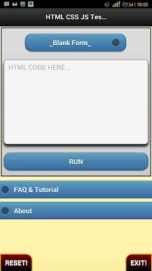 Html Css JS Tester + Example Screenshot 0