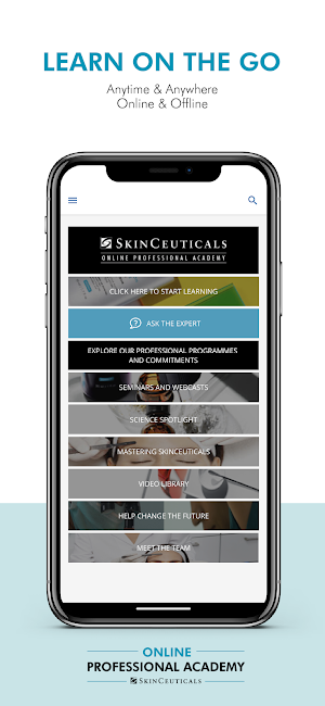 SkinCeuticals Online Academy Screenshot 0