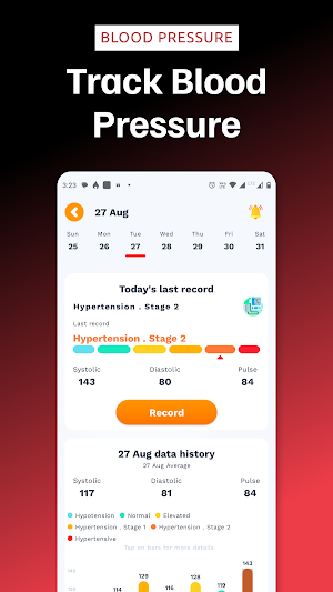 Blood Pressure Monitor Screenshot 0