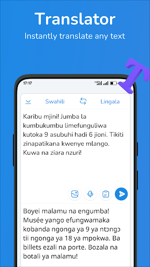 Swahili-Lingala translator Screenshot 0