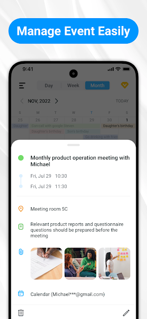 Calendar Planner - Agenda App Screenshot 2