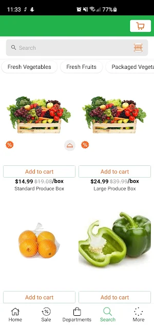 Asset Food Hub Screenshot 1