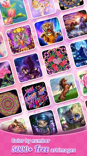 Magic Paint : Color by Number Screenshot 3