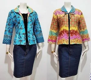 Model Blazer Batik Women Screenshot 0