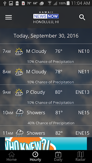 Hawaii News Now Weather Screenshot 2