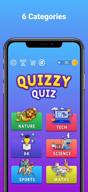 Quizzy Quiz - A Trivia Game Screenshot 0