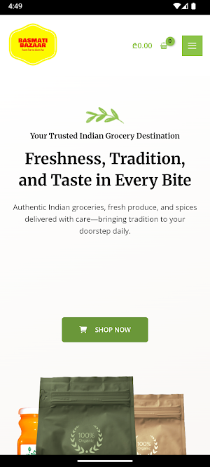 Basmati Bazar Screenshot 0