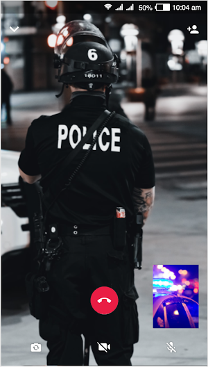 Police Fake Call | Voice Call Screenshot 2