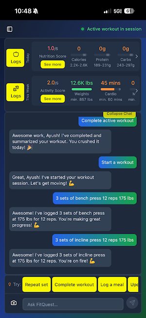 FitQuest Screenshot 0