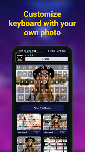 AI Keyboard:Emoji Theme Typing Screenshot 1