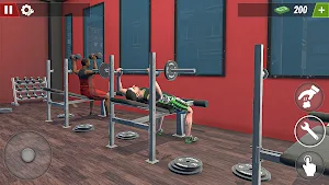 Gym Fitness Bodybuilding Sim Screenshot 0