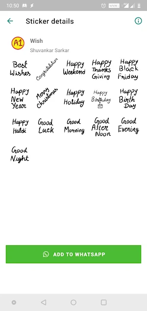 EngoStick - English WAStickerApps Screenshot 0