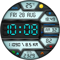 DIGI BURNADO WS17 Watch face