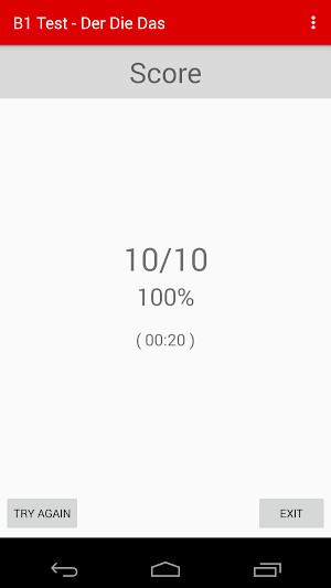 German Test Der Die Das B1 Level Screenshot 3