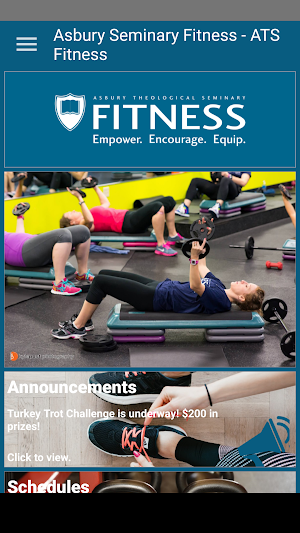 Asbury Seminary Fitness Screenshot 1