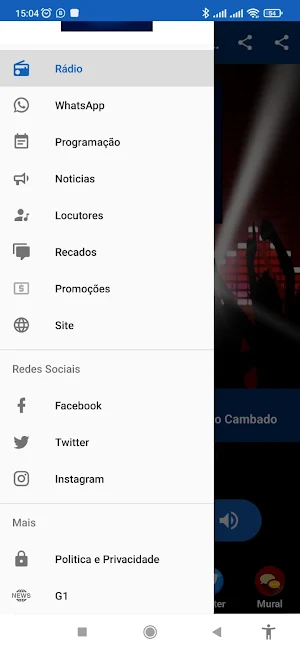 Rádio Emissora do Cambado Screenshot 2