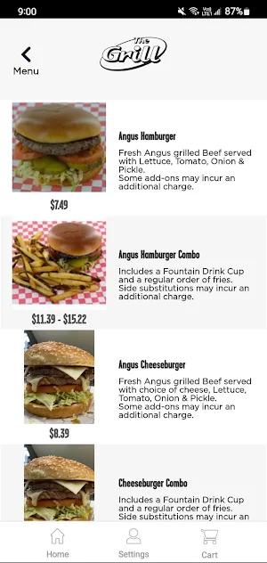 Martha's Grill Screenshot 2