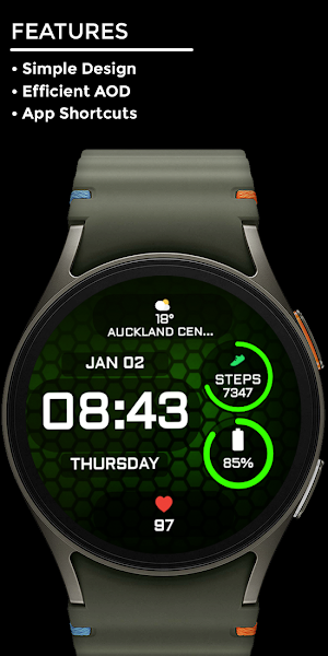 Night 79 - watch face Screenshot 1