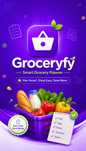 Groceryfy: AI Grocery List App Screenshot 0