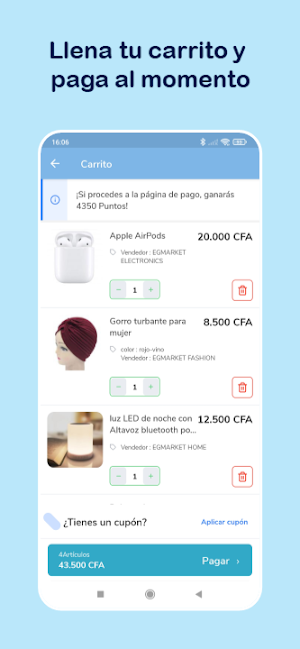 EGMARKET: Compras online Screenshot 2