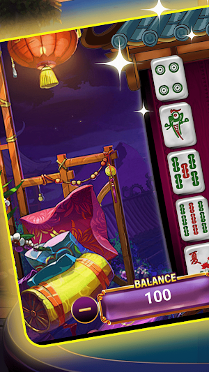 Purple Glow Mahjong Screenshot 0