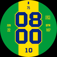 Green Yellow Kit Watch Face