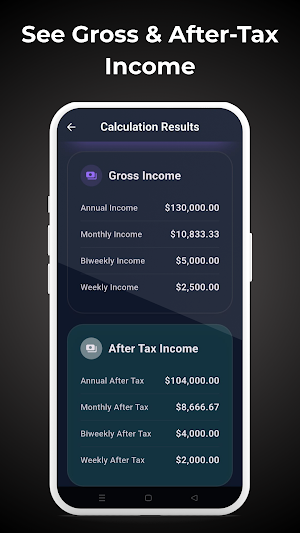 Paycheck Calculator & Salary Screenshot 2