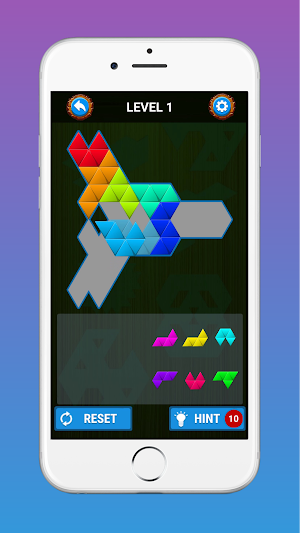 ABP Tangram! Puzzle Inlay Block Triangle Game Screenshot 2