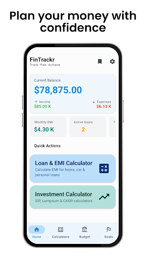 FinTrackr – Budget & Goals Screenshot 0