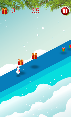 Slidy Santa: Gift Gathering Screenshot 1