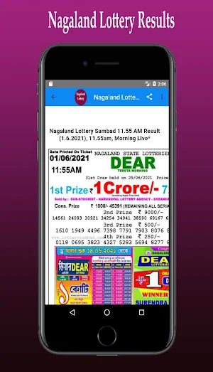 Nagaland Lottery Result Screenshot 2