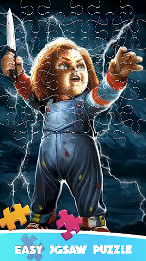 Scary Chucky Jigsaw Puzzle App Screenshot 1