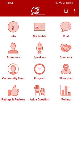 CAMPUT Events Screenshot 1