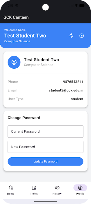 GCK Canteen Screenshot 0