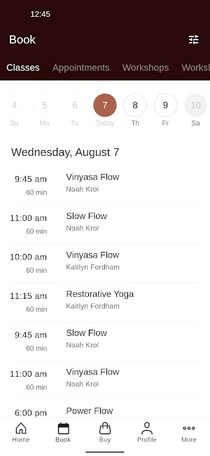 Open Concept Yoga + Wellness Screenshot 1