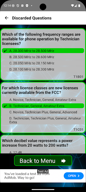 Ham Radio Exam Practice Easy Screenshot 1