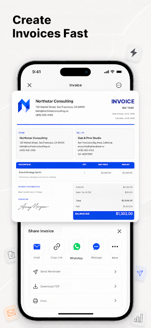 Invoice Maker & Estimates Screenshot 0
