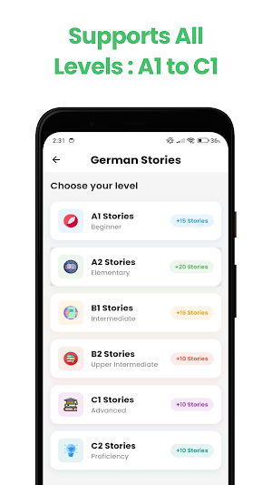 Learn with German Stories Screenshot 3