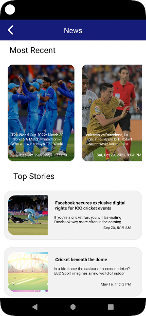 Cricket Live Scores Screenshot 3