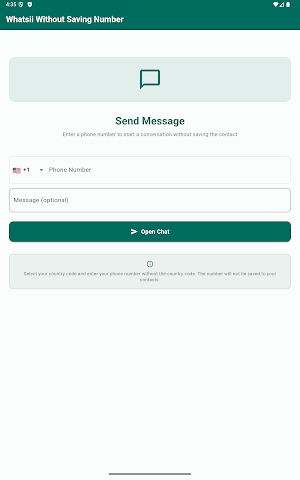 Whatsii Without Saving Number Screenshot 2