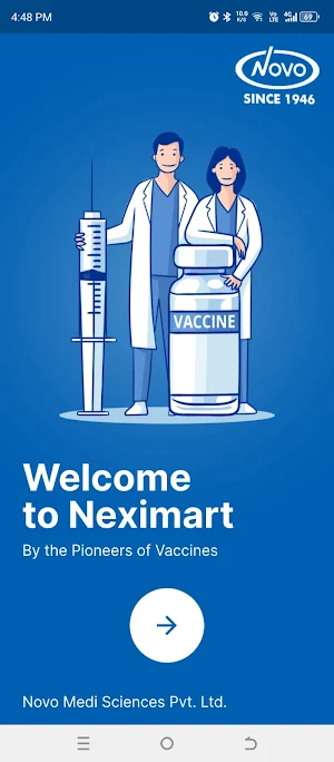 NexiMart: Vaccine Ordering App Screenshot 0
