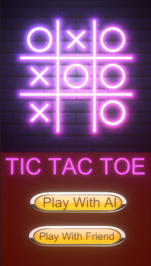 Tic Tac Toe Glow: OX Screenshot 0