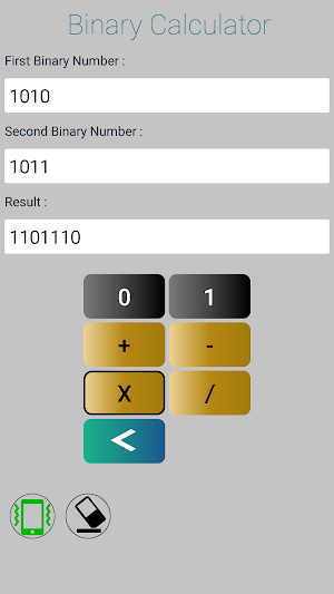 Binary Calculator Screenshot 3