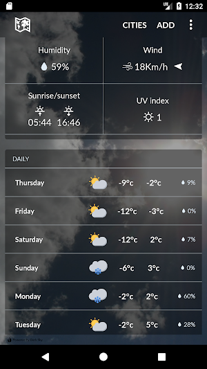 Czech Republic Weather Screenshot 1