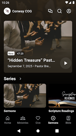 Conway Church of God SC Screenshot 3