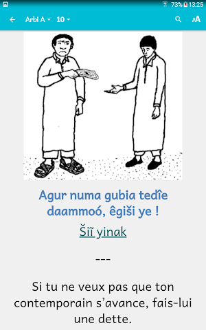 Daga Tudaa - Teda Proverbs Screenshot 1