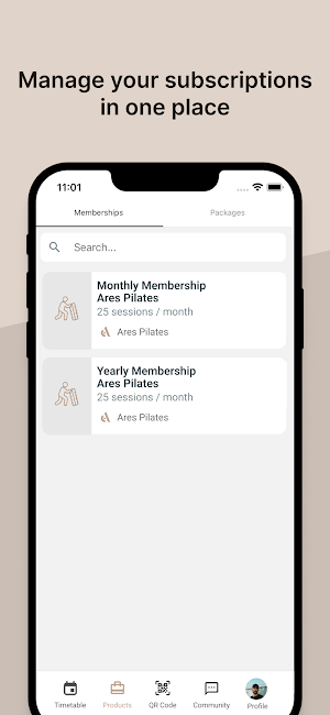 Ares Pilates Screenshot 1
