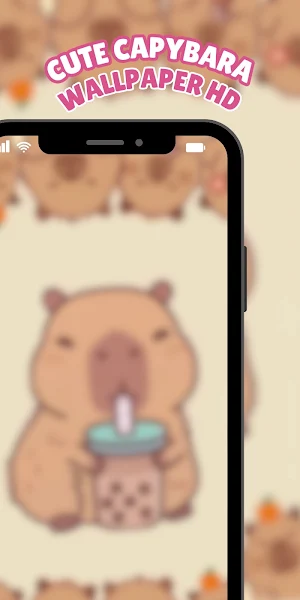 Cute Capybara Wallpaper HD Screenshot 1
