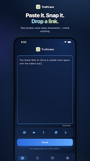 TruthLens Screenshot 1
