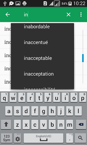 French Synonyms Offline Screenshot 1